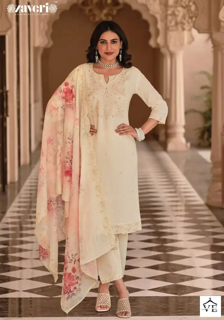 Zaveri Mal Mal Vol 1 Pure Cotton Wholesale Designer Readymade Salwar Suit Catalog — Wholesale Salwar Suits, MPA wholesale from Surat - Gallery Image 3