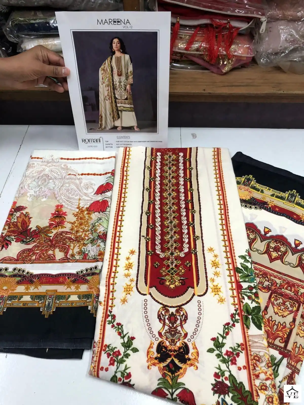 Romani Mareena Vol 12 Premium Soft Cotton Wholesale Pakistani Salwar Suit Catalog — Wholesale Salwar Suits, MPA wholesale from Surat - Gallery Image 11