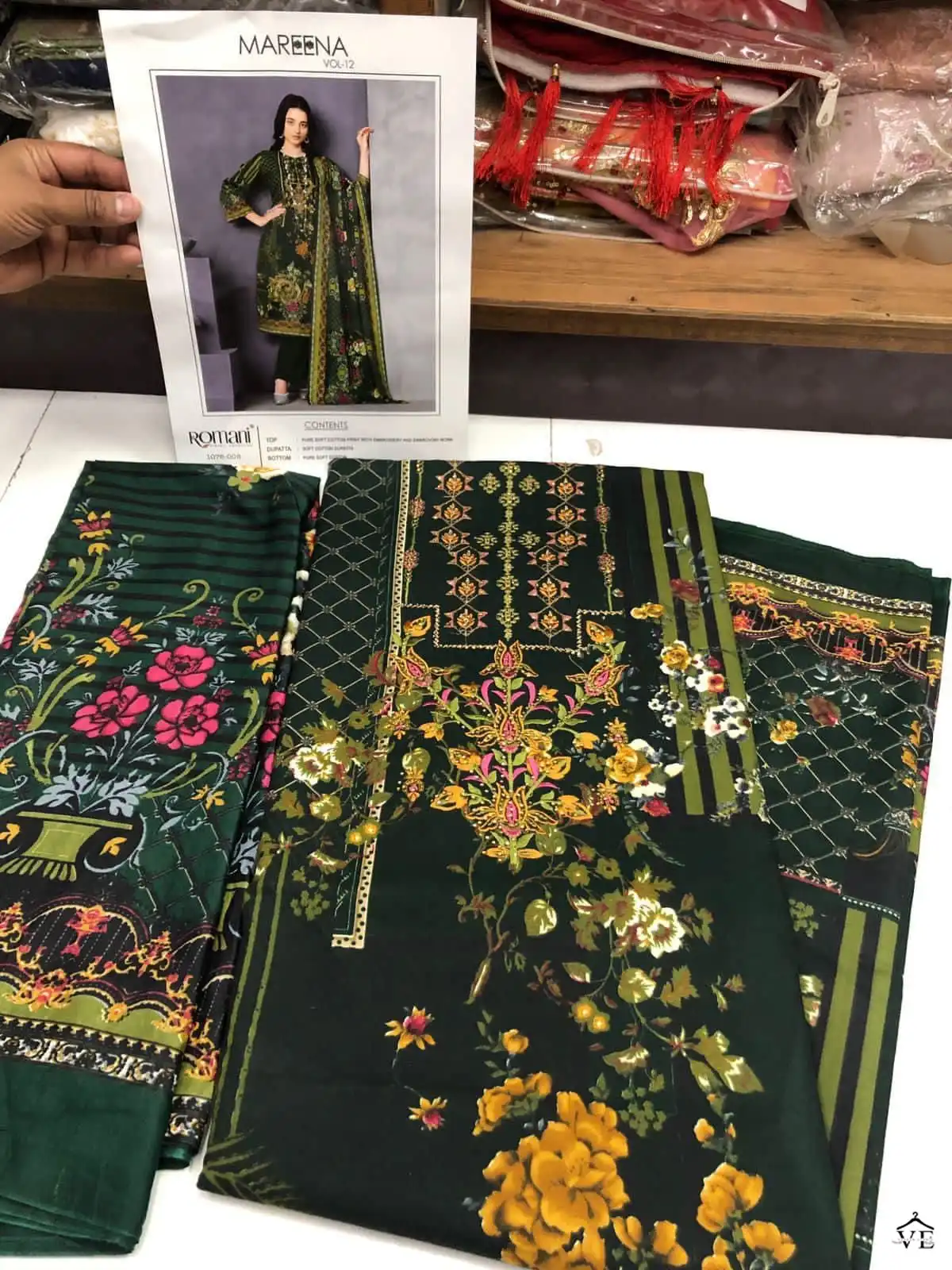 Romani Mareena Vol 12 Premium Soft Cotton Wholesale Pakistani Salwar Suit Catalog — Wholesale Salwar Suits, MPA wholesale from Surat - Gallery Image 15