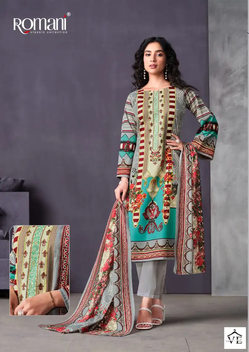 Romani Mareena Vol 12 Premium Soft Cotton Wholesale Pakistani Salwar Suit Catalog — Wholesale Salwar Suits, MPA wholesale from Surat - Gallery Image 6