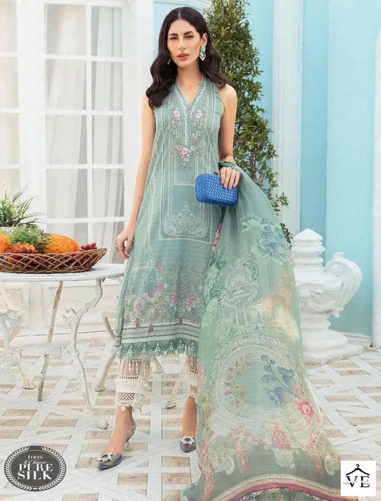House Of Lawn Maria B Secret Garden Vol 2 Pure Lawn Wholesale Pakistani Salwar Suit Catalog — Wholesale Salwar Suits, MPA wholesale from Surat — view 1