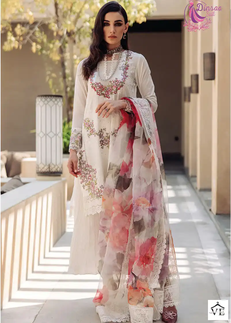 Dinsaa Maria B Vol 2 Pure Cotton Wholesale Pakistani Salwar Suit Catalog — Wholesale Salwar Suits, MPA wholesale from Surat — view 1