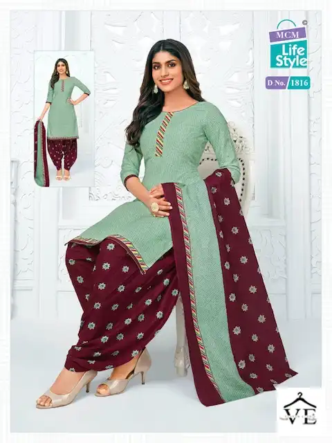 Mcm Priya Vol 18 Cotton Wholesale Salwar Suit Catalog — Wholesale Salwar Suits, Mcm  wholesale from Surat — view 15