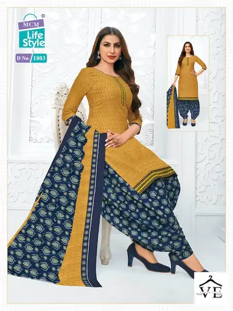 Mcm Priya Vol 18 Cotton Wholesale Salwar Suit Catalog — Wholesale Salwar Suits, Mcm  wholesale from Surat — view 3
