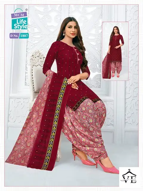 Mcm Priya Vol 18 Cotton Wholesale Salwar Suit Catalog — Wholesale Salwar Suits, Mcm  wholesale from Surat — view 7