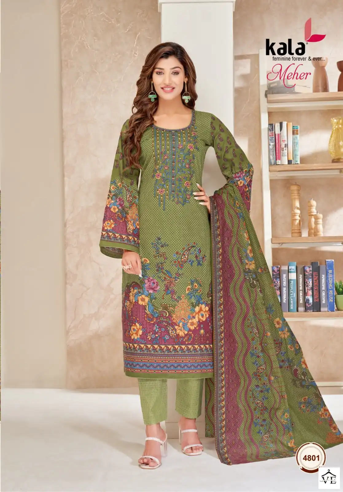 Kala Meher Vol 9 Cotton Wholesale Pakistani Salwar Suit Catalog — Wholesale Salwar Suits, MPA wholesale from Surat - Gallery Image 2