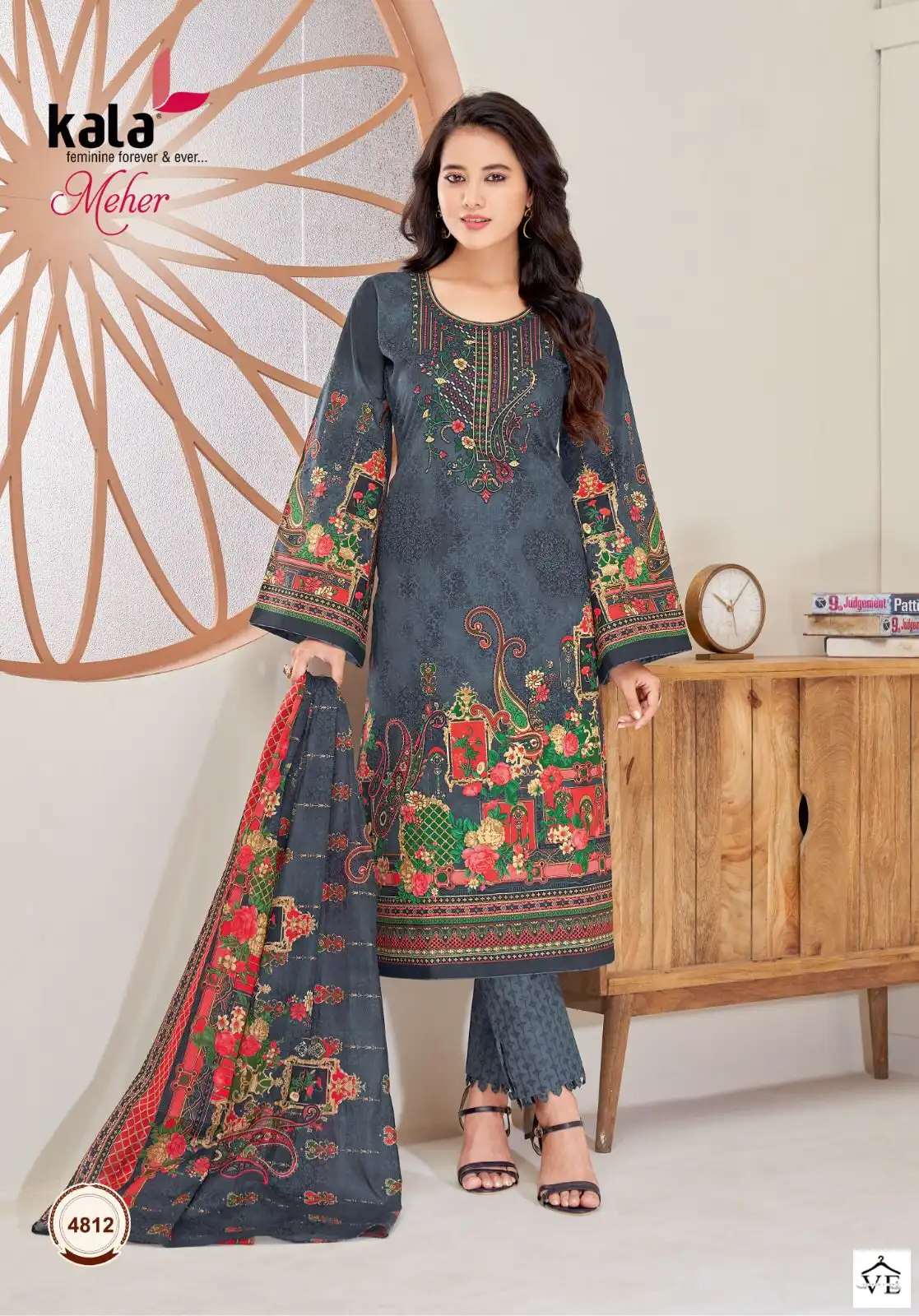 Kala Meher Vol 9 Cotton Wholesale Pakistani Salwar Suit Catalog — Wholesale Salwar Suits, MPA wholesale from Surat - Gallery Image 12