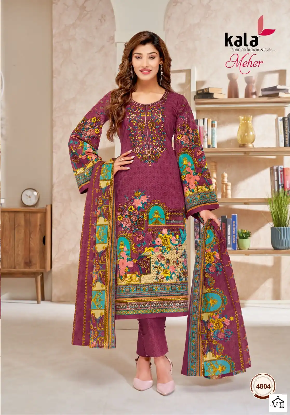 Kala Meher Vol 9 Cotton Wholesale Pakistani Salwar Suit Catalog — Wholesale Salwar Suits, MPA wholesale from Surat - Gallery Image 5