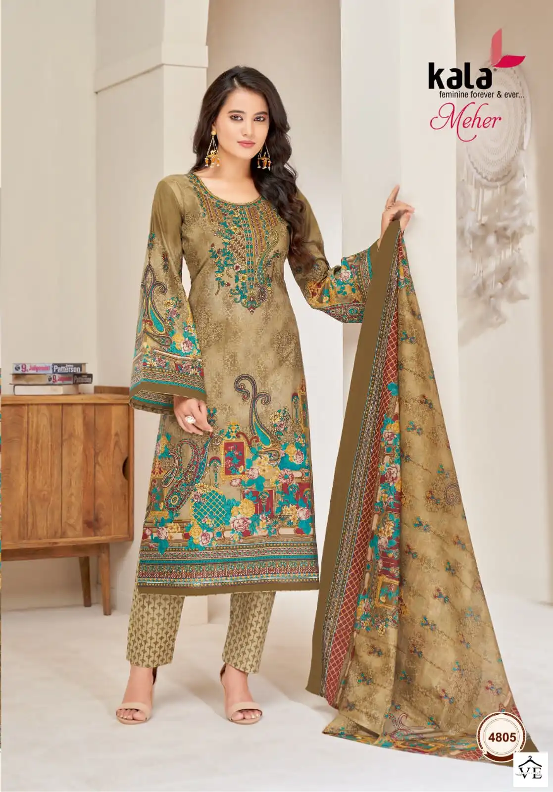 Kala Meher Vol 9 Cotton Wholesale Pakistani Salwar Suit Catalog — Wholesale Salwar Suits, MPA wholesale from Surat - Gallery Image 6
