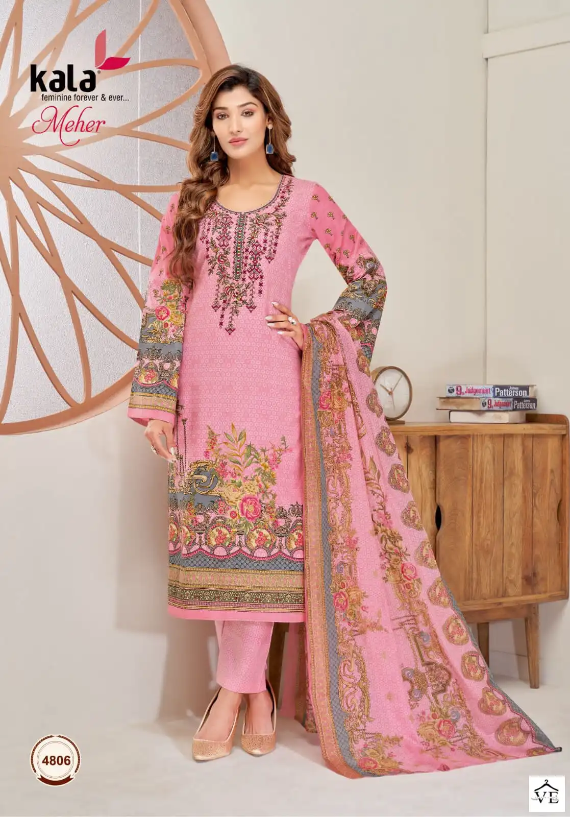 Kala Meher Vol 9 Cotton Wholesale Pakistani Salwar Suit Catalog — Wholesale Salwar Suits, MPA wholesale from Surat - Gallery Image 7