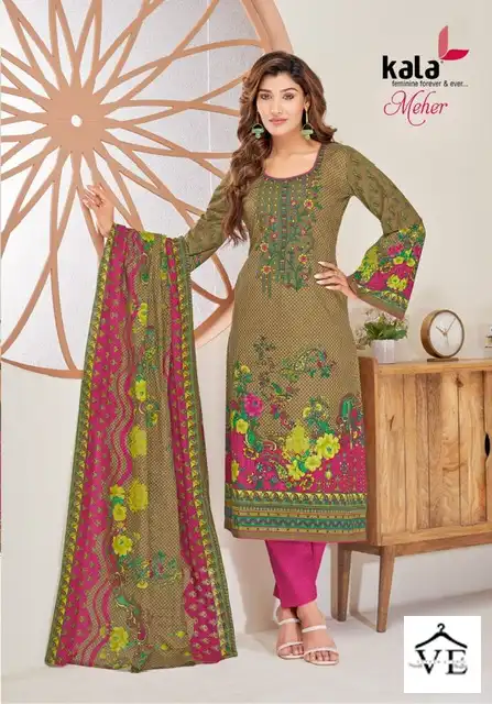 Kala Meher Vol 9 Cotton Wholesale Pakistani Salwar Suit Catalog — Wholesale Salwar Suits, MPA wholesale from Surat - Gallery Image 10