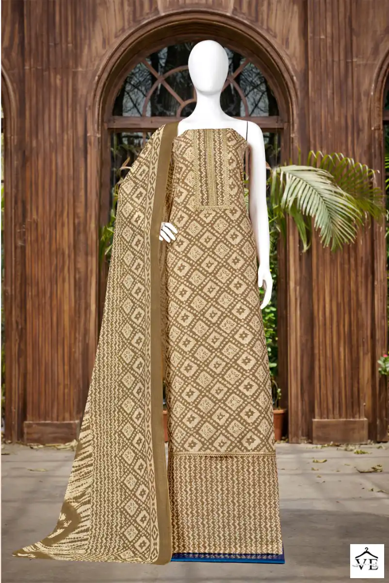 Bipson Mercedes 2138 Pure Cotton Wholesale Salwar Suit Catalog — Wholesale Salwar Suits, MPA wholesale from Surat — view 3