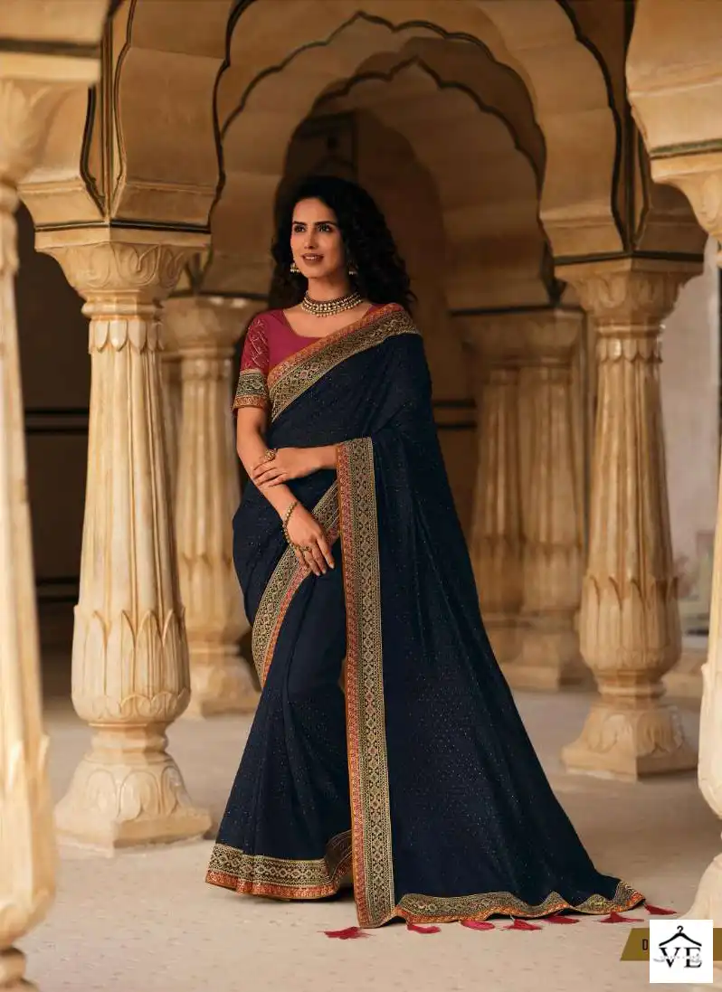Vardan Ethnic Mirisha Vol 4 Vichitre Silk Wholesale Sarees Catalog — Wholesale Sarees, MPA wholesale from Surat - Gallery Image 9