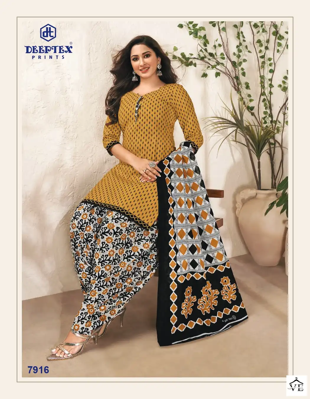 Deeptex Miss India Vol 79 Cotton Wholesale Salwar Suit Catalog - Image 17