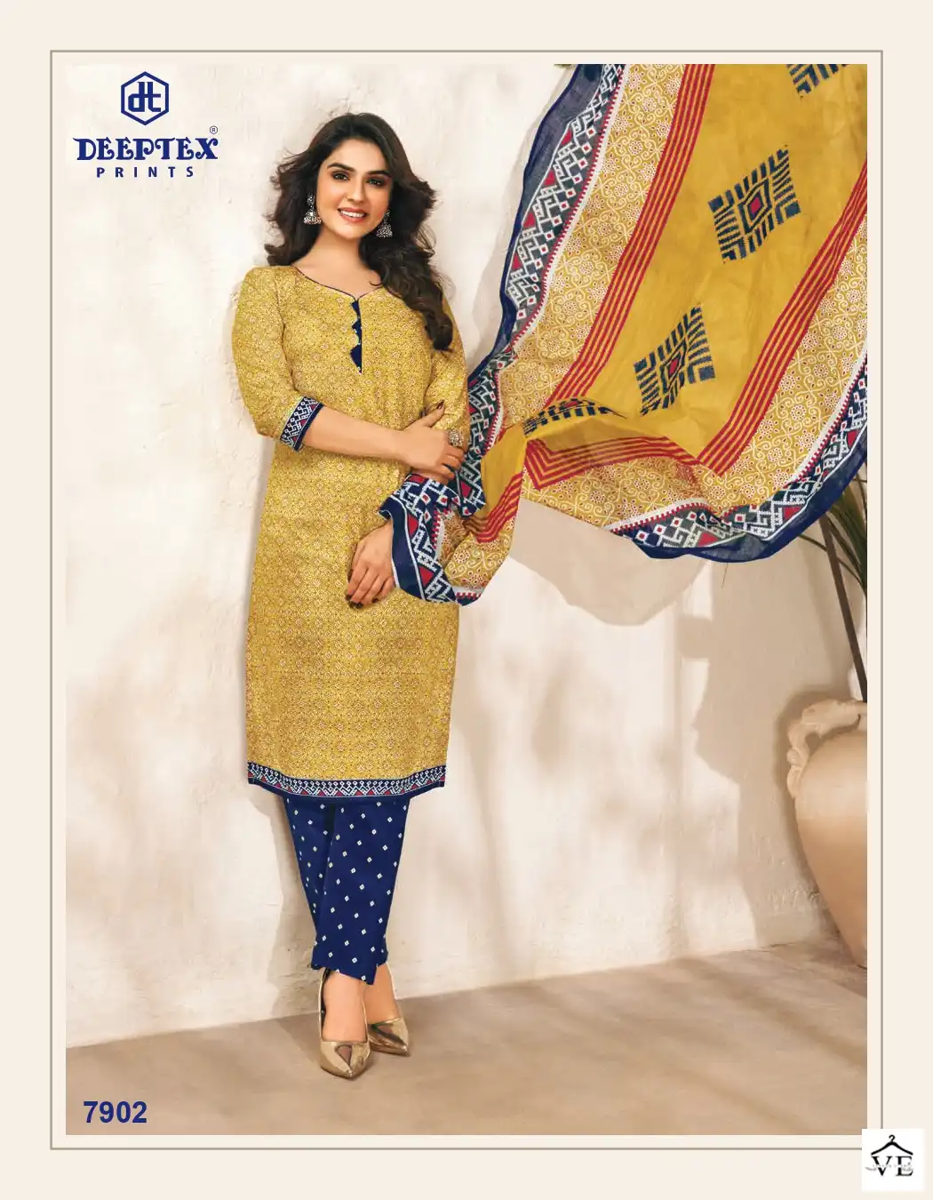 Deeptex Miss India Vol 79 Cotton Wholesale Salwar Suit Catalog - Image 3