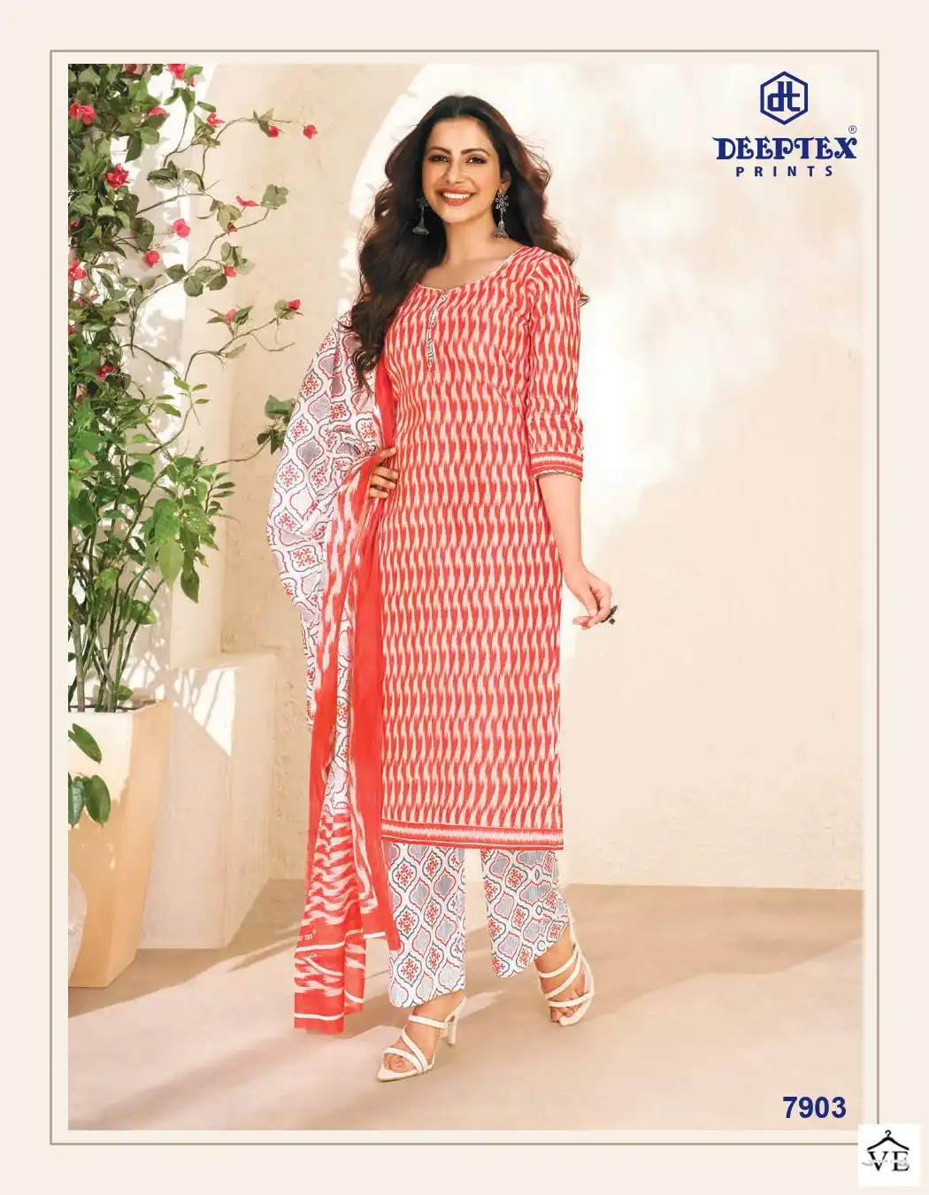 Deeptex Miss India Vol 79 Cotton Wholesale Salwar Suit Catalog - Image 4