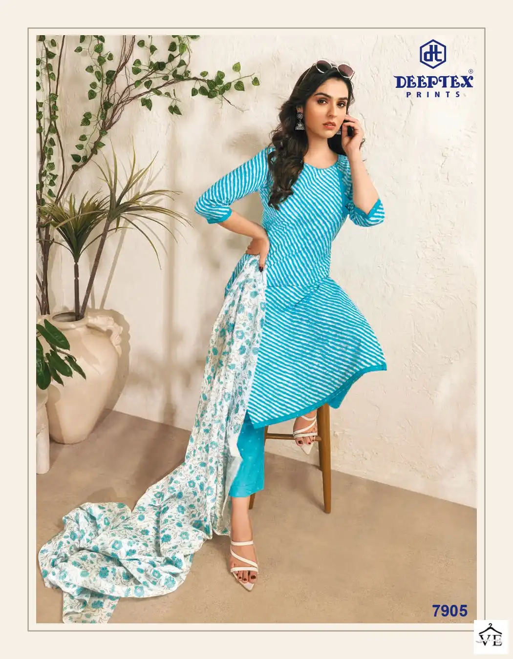 Deeptex Miss India Vol 79 Cotton Wholesale Salwar Suit Catalog - Image 6
