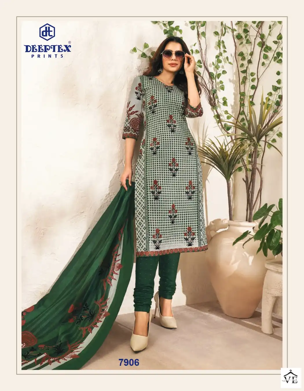 Deeptex Miss India Vol 79 Cotton Wholesale Salwar Suit Catalog - Image 7