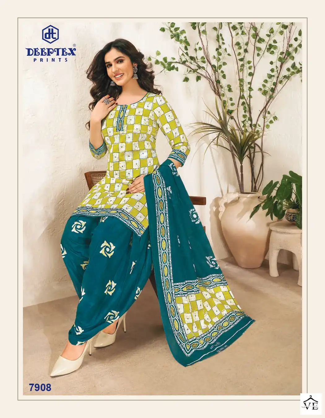 Deeptex Miss India Vol 79 Cotton Wholesale Salwar Suit Catalog - Image 9