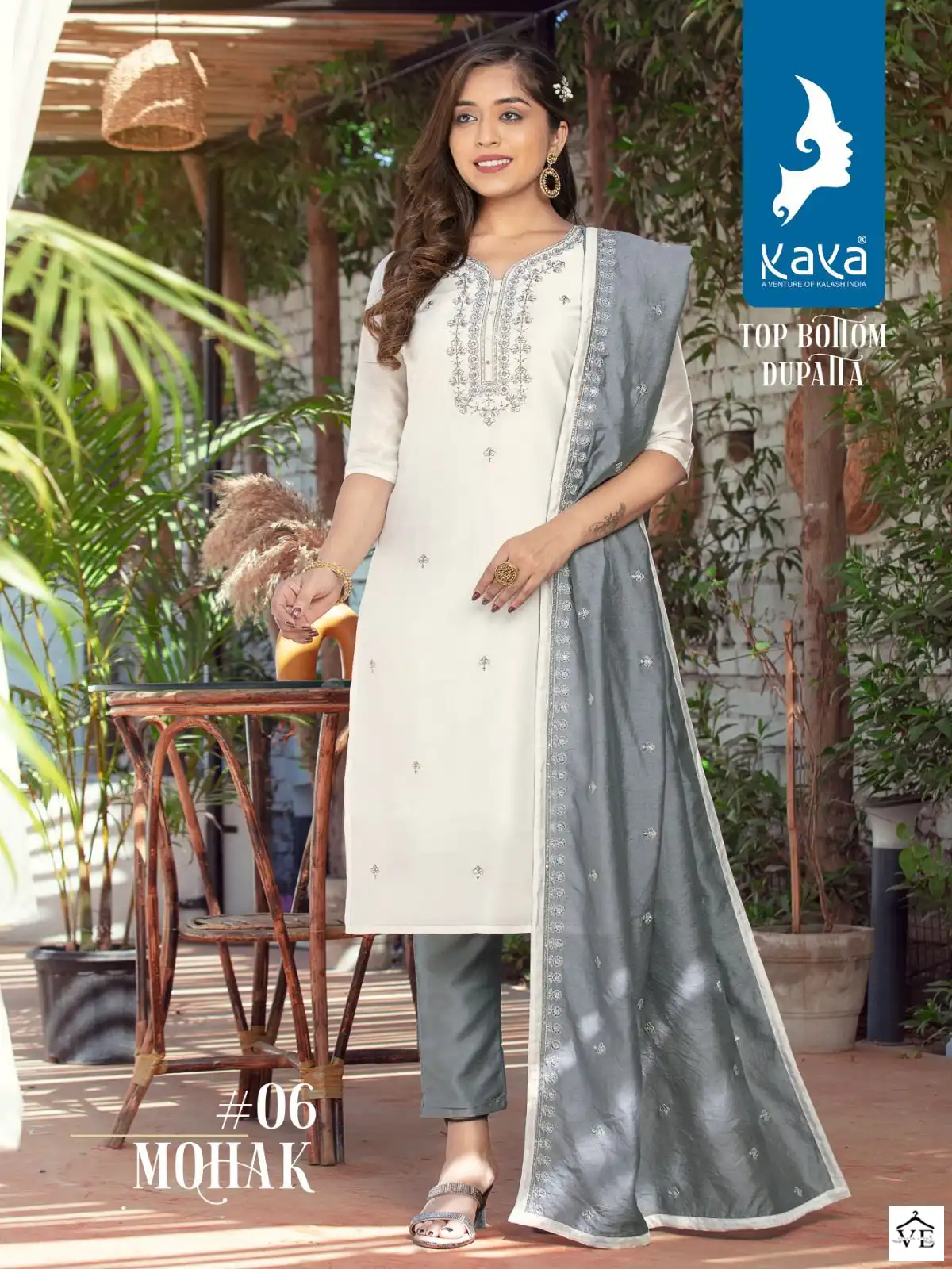 Vardan Ethnic Mohak Chanderi Wholesale Readymade Salwar Suit Catalog — Wholesale Salwar Suits, MPA wholesale from Surat - Gallery Image 5