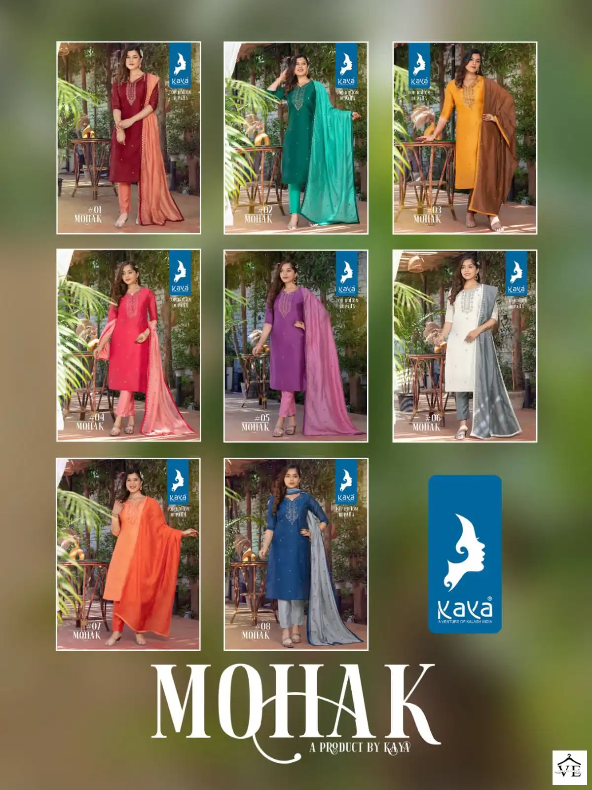 Vardan Ethnic Mohak Chanderi Wholesale Readymade Salwar Suit Catalog — Wholesale Salwar Suits, MPA wholesale from Surat — view 8