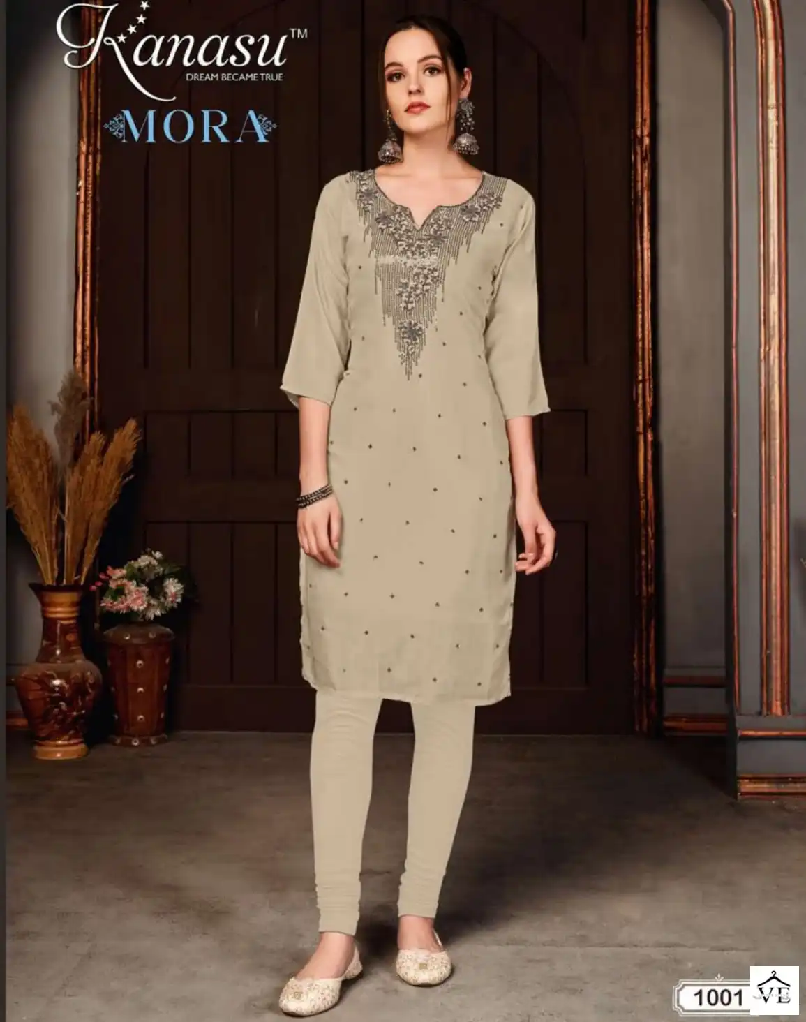 Kanasu Mora Heavy Masleen Wholesale Kurti With Pant Catalog — Wholesale Kurtis, MPA wholesale from Surat — view 1