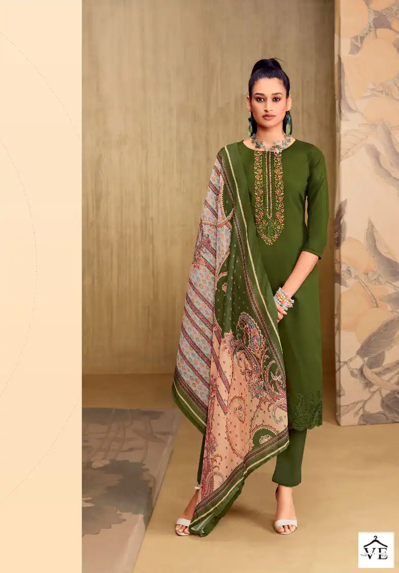 Belliza Designer Mughal Garden Jam Cotton Wholesale Salwar Suit Catalog — Wholesale Salwar Suits, Belliza Designer wholesale from Surat - Gallery Image 8