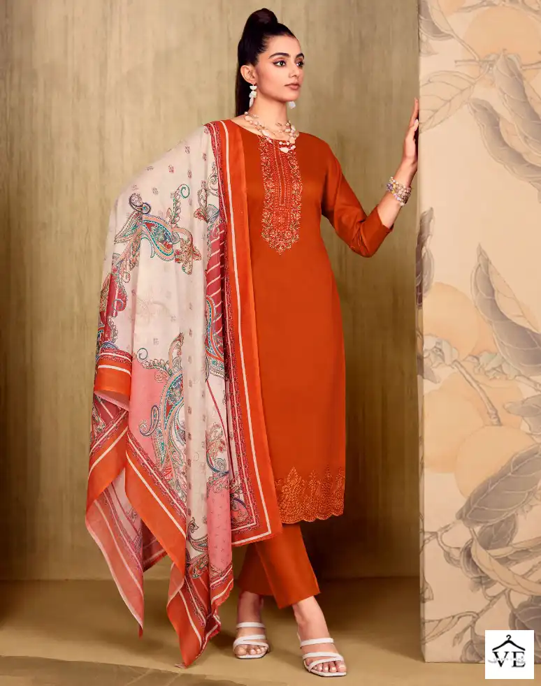 Belliza Designer Mughal Garden Jam Cotton Wholesale Salwar Suit Catalog — Wholesale Salwar Suits, Belliza Designer wholesale from Surat — view 1