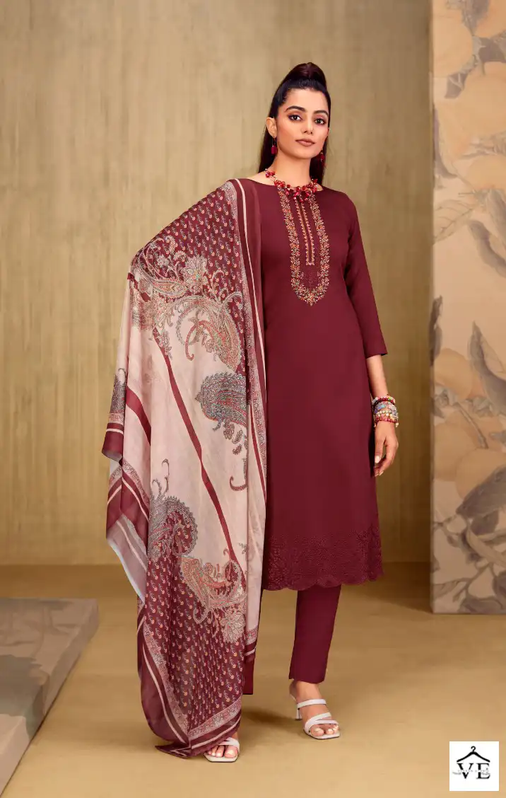 Belliza Designer Mughal Garden Jam Cotton Wholesale Salwar Suit Catalog — Wholesale Salwar Suits, Belliza Designer wholesale from Surat - Gallery Image 7