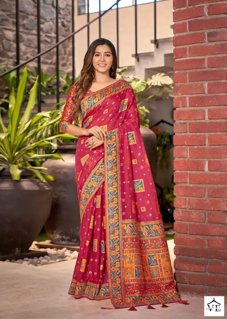 Monjolika Maanvi 7000 Cotton Silk Wholesale Sarees Catalog — Wholesale Sarees, MPA wholesale from Surat - Gallery Image 3