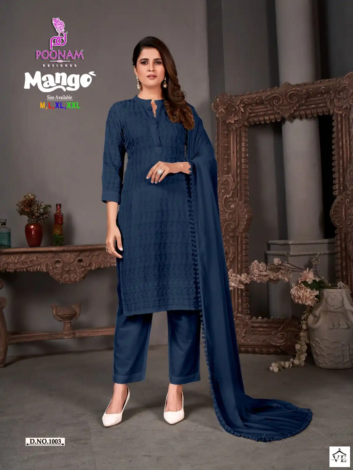 Poonam Designer Mango Pure Rayon Wholesale Readymade Salwar Suit Catalog — Wholesale Salwar Suits, MPA wholesale from Surat - Gallery Image 5