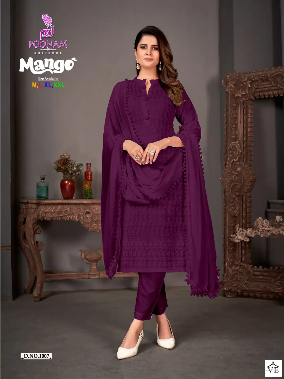 Poonam Designer Mango Pure Rayon Wholesale Readymade Salwar Suit Catalog — Wholesale Salwar Suits, MPA wholesale from Surat - Gallery Image 7