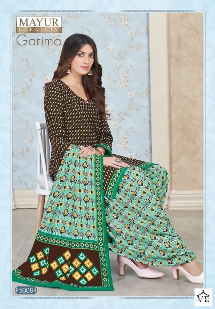 Mayur Garima Vol 5 Cotton Wholesale Salwar Suit Catalogc — Wholesale Salwar Suits, Mayur Dress wholesale from Surat - Gallery Image 8