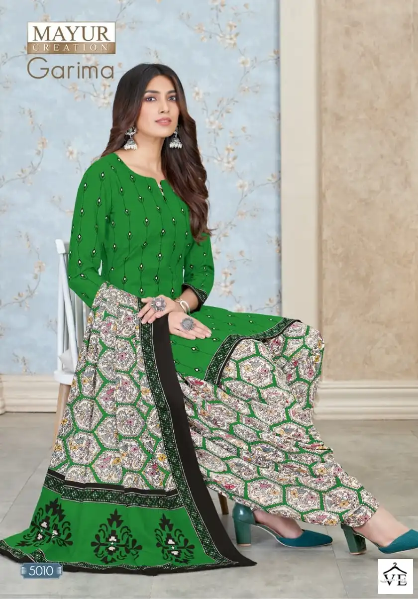 Mayur Garima Vol 5 Cotton Wholesale Salwar Suit Catalogc — Wholesale Salwar Suits, Mayur Dress wholesale from Surat - Gallery Image 5