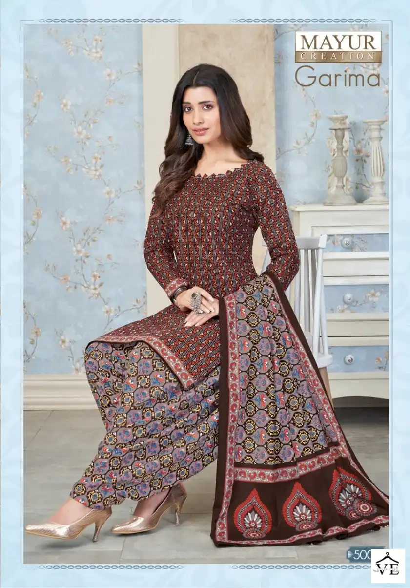 Mayur Garima Vol 5 Cotton Wholesale Salwar Suit Catalogc — Wholesale Salwar Suits, Mayur Dress wholesale from Surat - Gallery Image 6