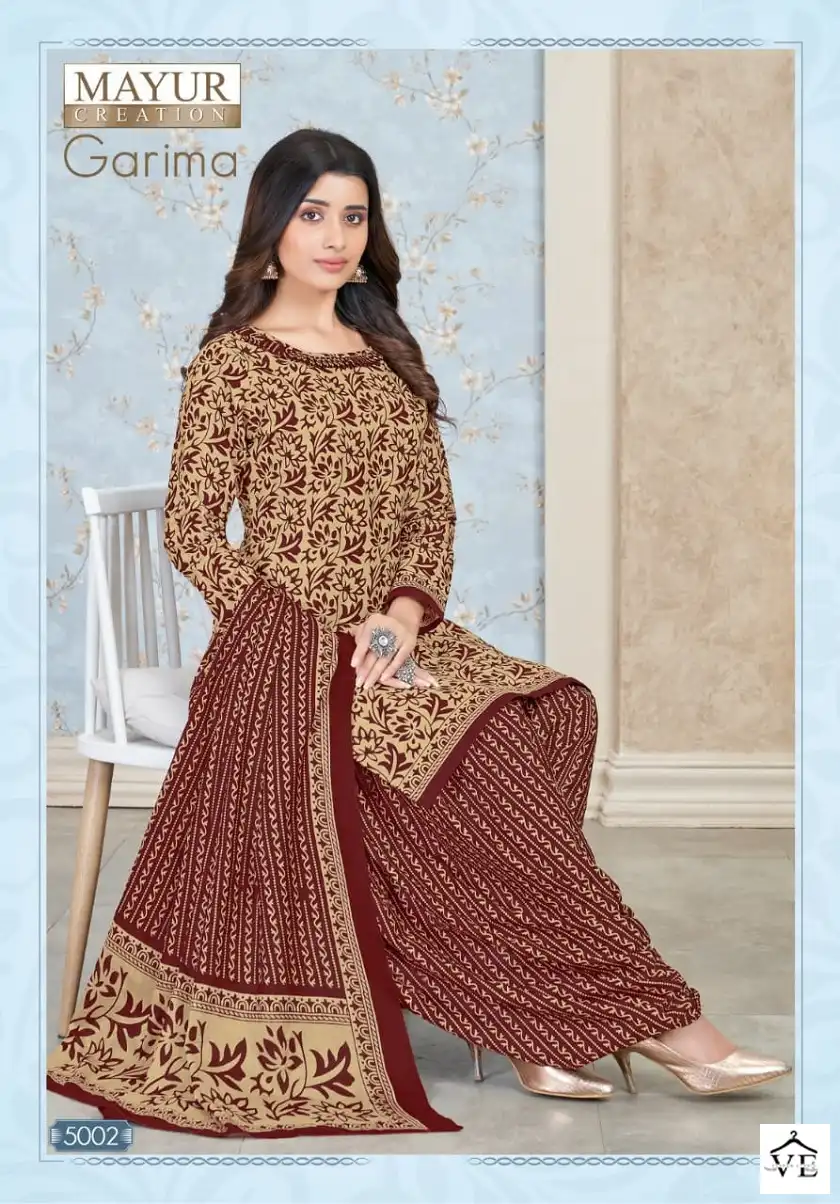 Mayur Garima Vol 5 Cotton Wholesale Salwar Suit Catalogc — Wholesale Salwar Suits, Mayur Dress wholesale from Surat - Gallery Image 7