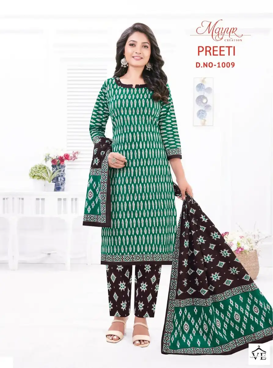Mayur Preeti Vol 1 Cotton Wholesale Readymade Salwar Suit Catalog — Wholesale Salwar Suits, Mayur Dress wholesale from Surat - Gallery Image 10