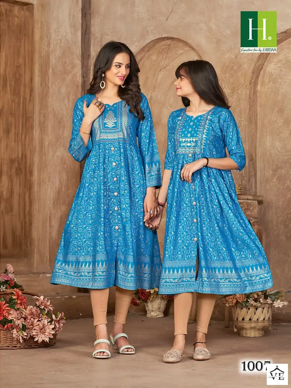 Hirwa Me & Mom Heavy Rayon Wholesale Kurtis Catalog — Wholesale Kurtis, MPA wholesale from Surat - Gallery Image 2