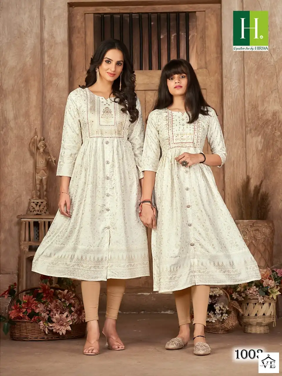 Hirwa Me & Mom Heavy Rayon Wholesale Kurtis Catalog — Wholesale Kurtis, MPA wholesale from Surat - Gallery Image 4