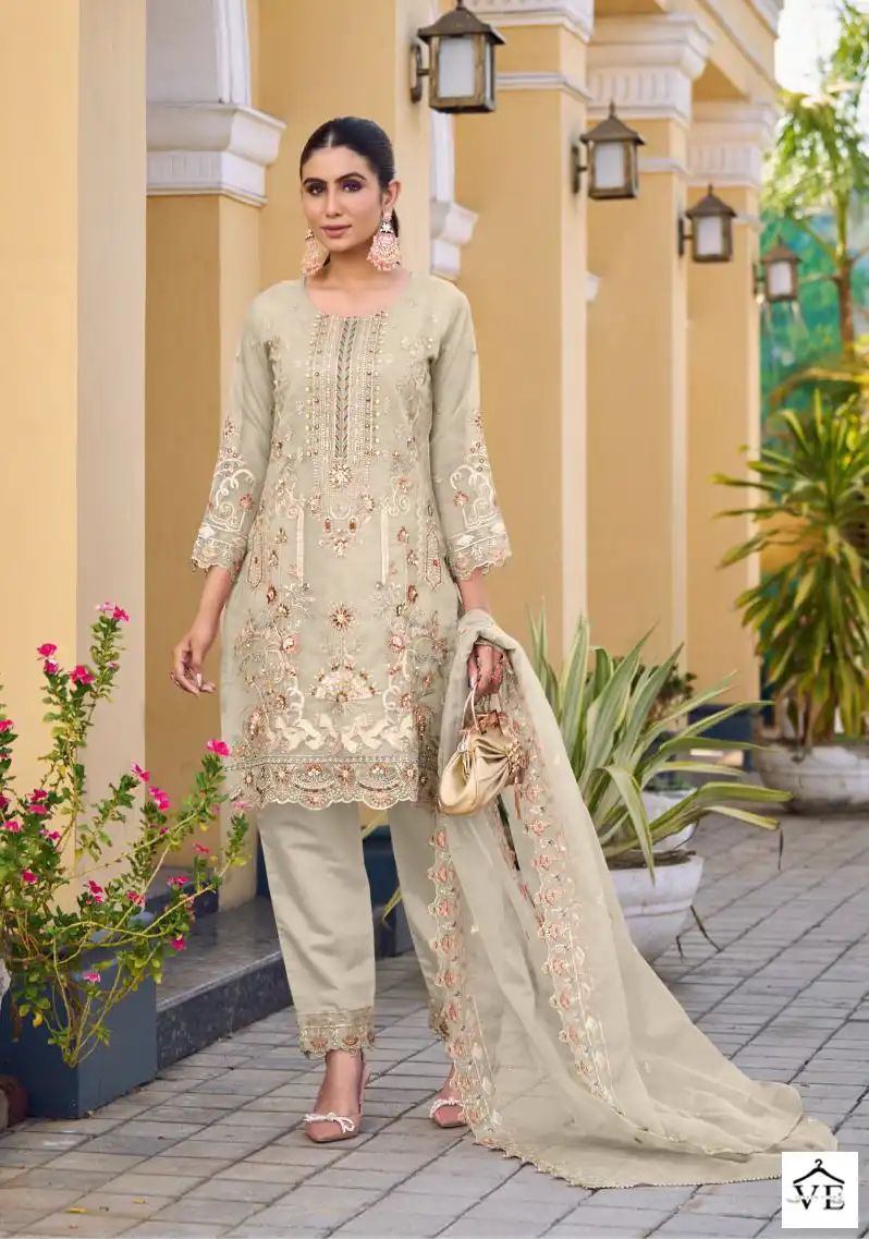 Your Choice Messi 4 Heavy Orgenga Wholesale Designer Readymade Salwar Suit Catalog — Wholesale Salwar Suits, MPA wholesale from Surat - Gallery Image 2