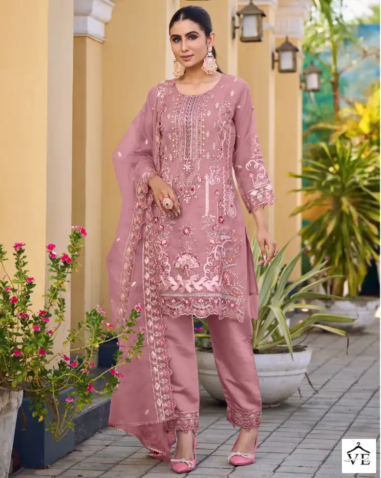 Your Choice Messi 4 Heavy Orgenga Wholesale Designer Readymade Salwar Suit Catalog — Wholesale Salwar Suits, MPA wholesale from Surat — view 1