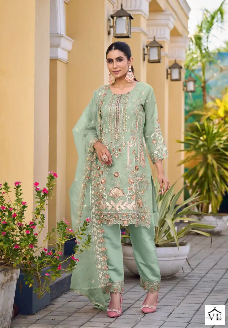 Your Choice Messi 4 Heavy Orgenga Wholesale Designer Readymade Salwar Suit Catalog — Wholesale Salwar Suits, MPA wholesale from Surat - Gallery Image 3
