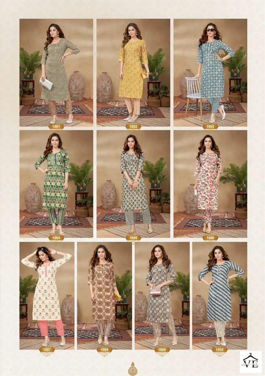 Vardan Ethnic Ananta Vol 1 Cotton Wholesale Kurti With Pant Catalog — Wholesale Kurtis, MPA wholesale from Surat — view 11
