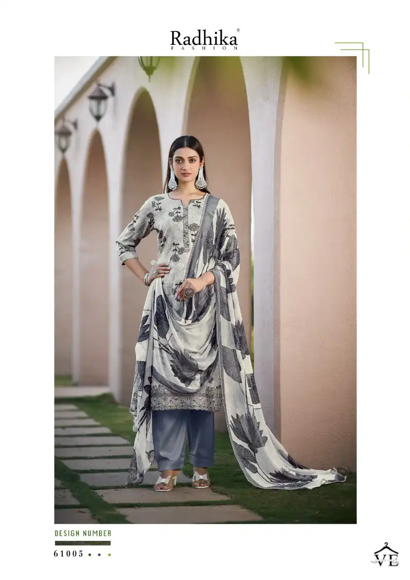 Radhika Fashion Azara Cotton Wholesale Designer Salwar Suit Catalog — Wholesale Salwar Suits, MPA wholesale from Surat - Gallery Image 5