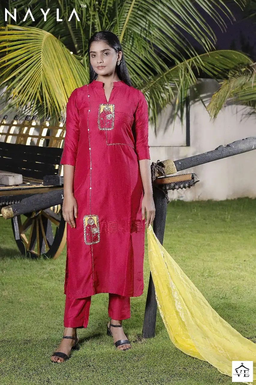 Varda Ethnic Nayla 0010 Khatli Wholesale Designer Salwar Suit Catalog — Wholesale Salwar Suits, MPA wholesale from Surat - Gallery Image 3