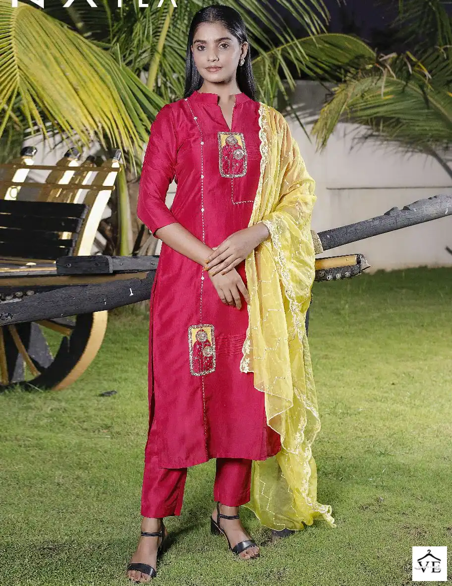 Varda Ethnic Nayla 0010 Khatli Wholesale Designer Salwar Suit Catalog — Wholesale Salwar Suits, MPA wholesale from Surat — view 1