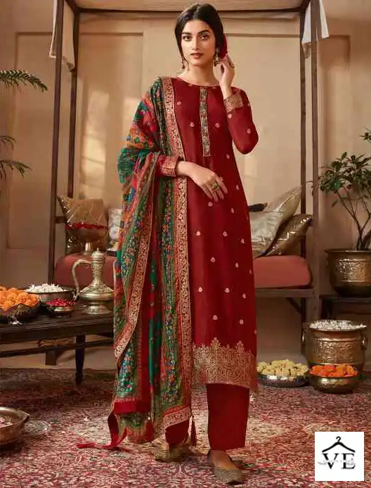 LT Nitya Nayab Dola Jacquard Wholesale Designer Salwar Suit Catalog — Wholesale Salwar Suits, MPA wholesale from Surat — view 1