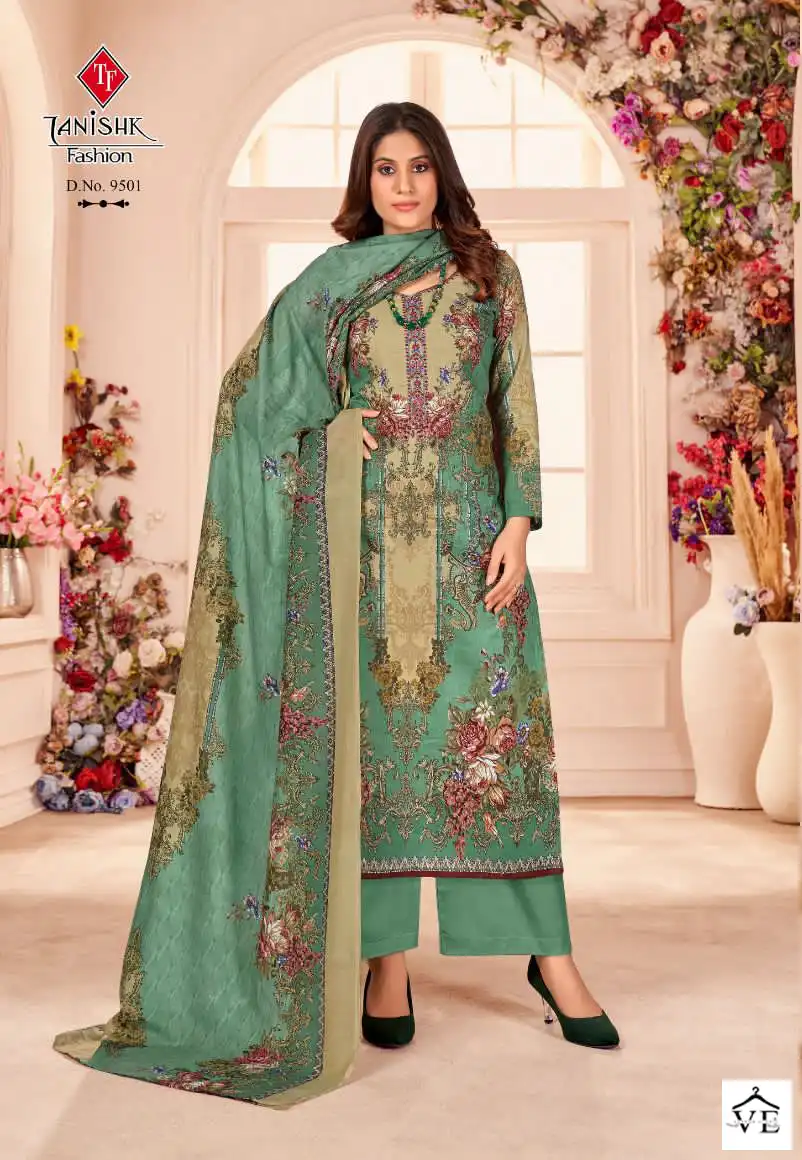 Tanishk Fashion Nayra Pure Cameric Cotton Wholesale Pakistani Salwar Suit Catalog — Wholesale Salwar Suits, MPA wholesale from Surat - Gallery Image 3