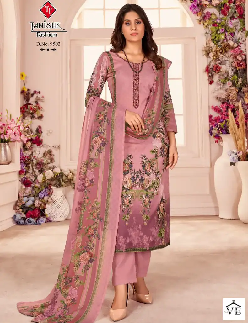 Tanishk Fashion Nayra Pure Cameric Cotton Wholesale Pakistani Salwar Suit Catalog — Wholesale Salwar Suits, MPA wholesale from Surat — view 1