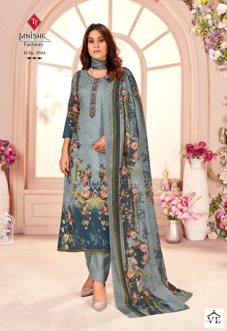 Tanishk Fashion Nayra Pure Cameric Cotton Wholesale Pakistani Salwar Suit Catalog — Wholesale Salwar Suits, MPA wholesale from Surat - Gallery Image 4